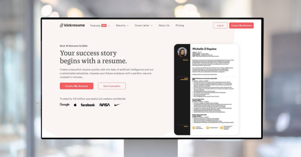 Top 6 Free AI Resume Builders - KICKRESUME