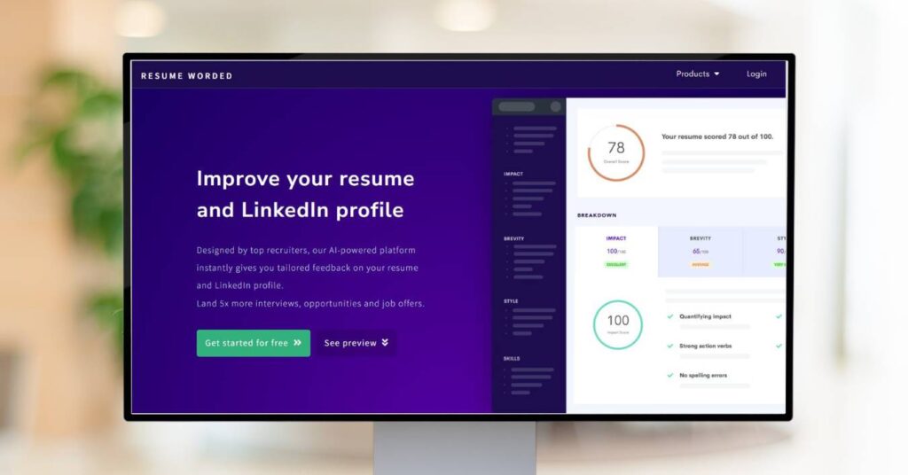 Top 6 Free AI Resume Builders - RESUME WORDED