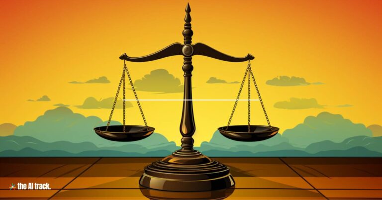 AI Legal and Ethics - Image generated by Midjourney for The AI Track