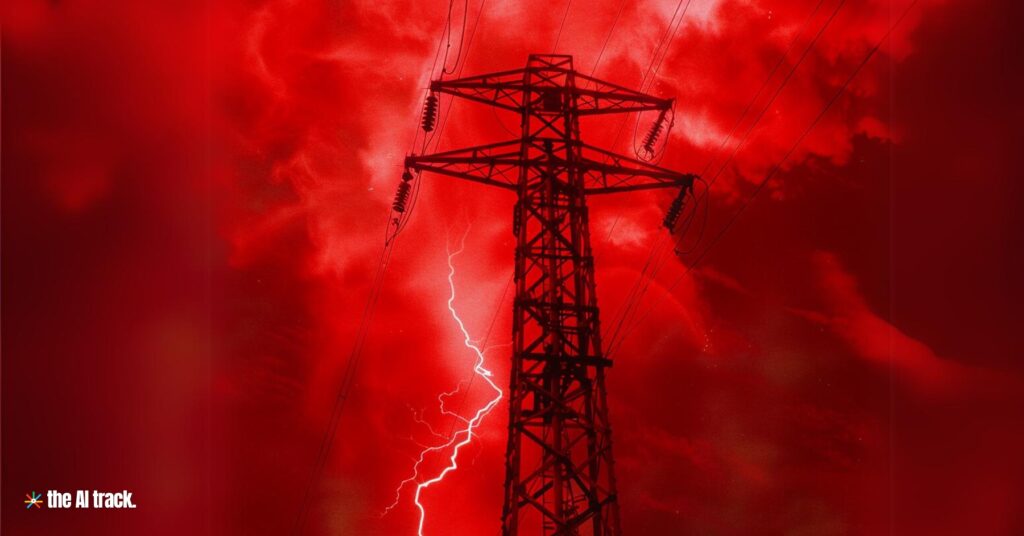 Electricity Power Lines - Photo Generated by AI for The AI Track