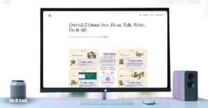 Alibaba Launches Multimodal AI Qwen2.5-Omni-7B Model - Credit - Alibaba, Flux, The AI Track