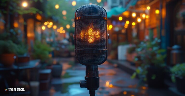 Microphone - Amazon Launches Nova Sonic - Photo Generated by Midjourney for The AI Track