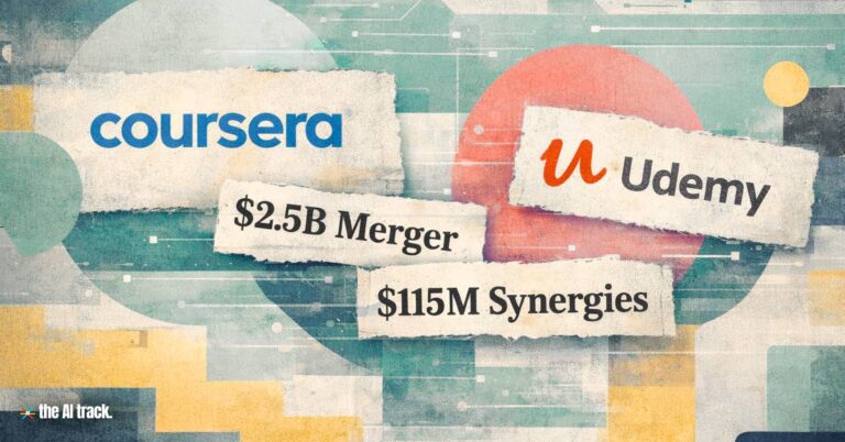Coursera and Udemy Agree to $2.5B Merger to Scale AI-Era Skills Training (Credit - ChatGPT, The AI Track)