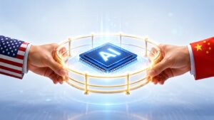 Trump and Xi Discuss AI Guardrails as Nvidia Chip Exports Remain Unclear (Credit - ChatGPT, The AI Track)