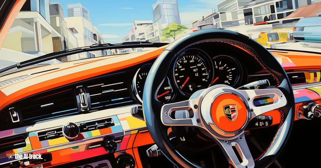 AI in our lives - Car - Image generated by Midjourney for The AI Track