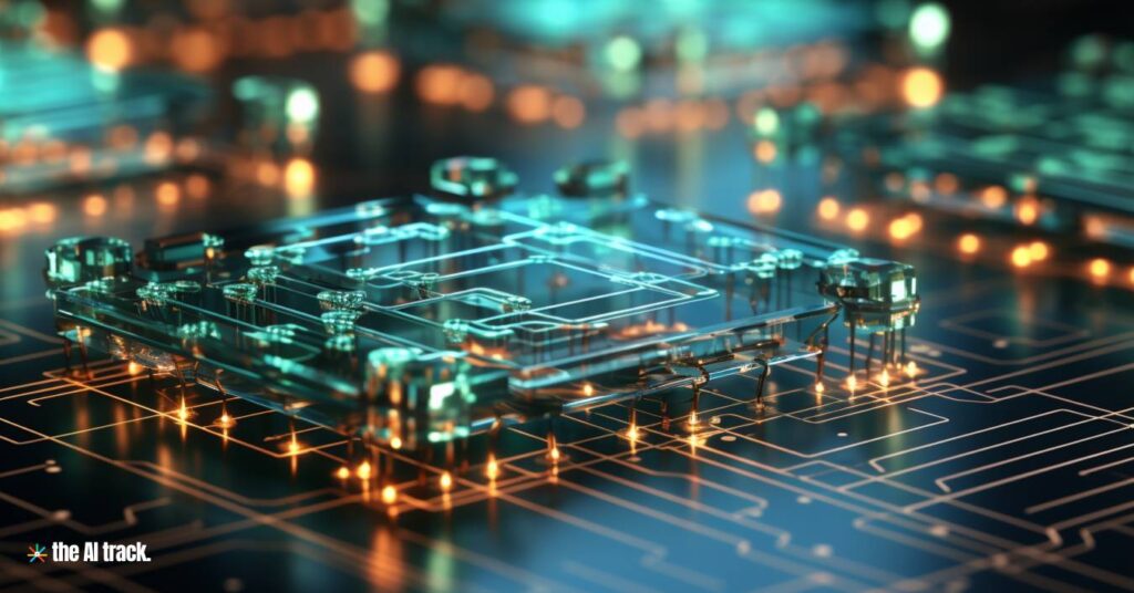 Future AI Chip -Photo Generated by Midjourney for The AI Track