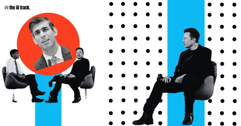 Elon Mask Rishi Sunak -Elon Musk predicts AI would make human labor obsolete - The AI Track