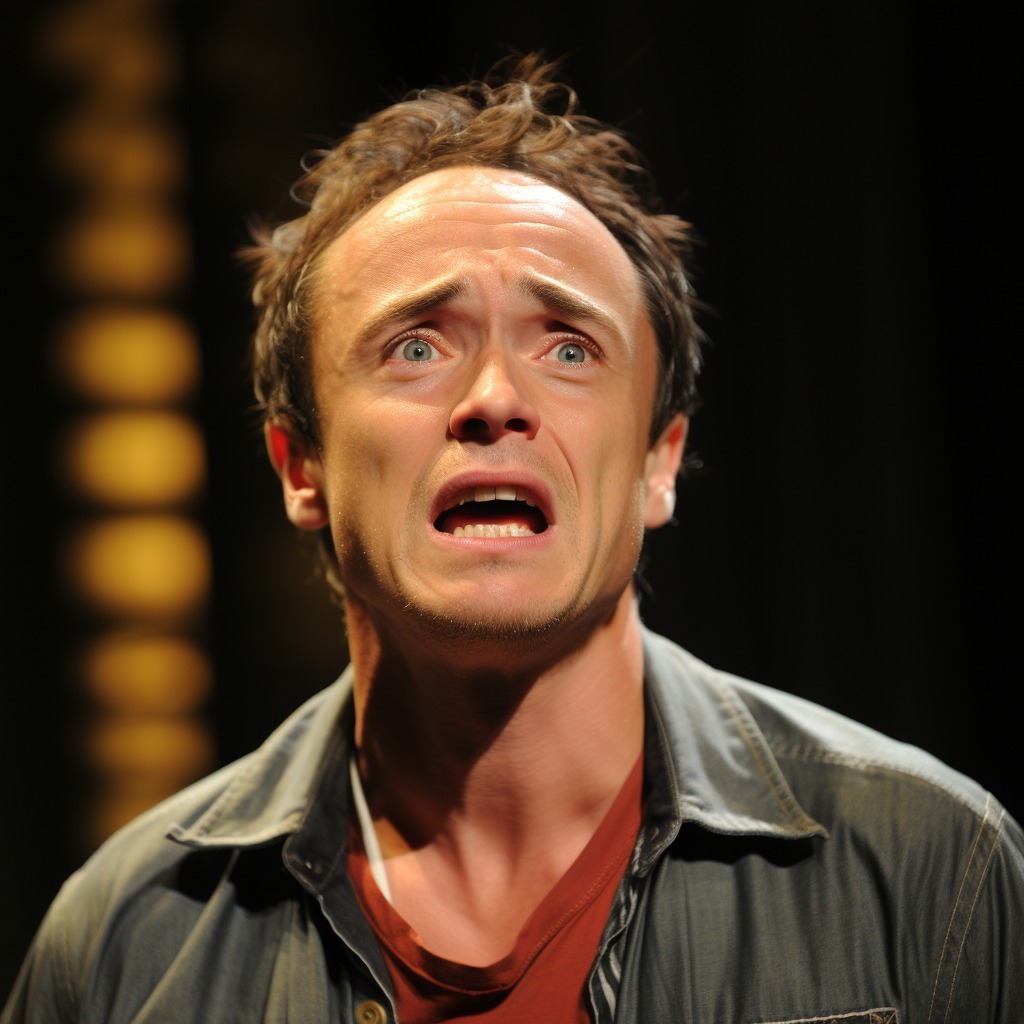 Cinematography -Shallow Depth of Field - person in a vast field at sunset 2 -Photo Generated by Midjourney for The AI Track