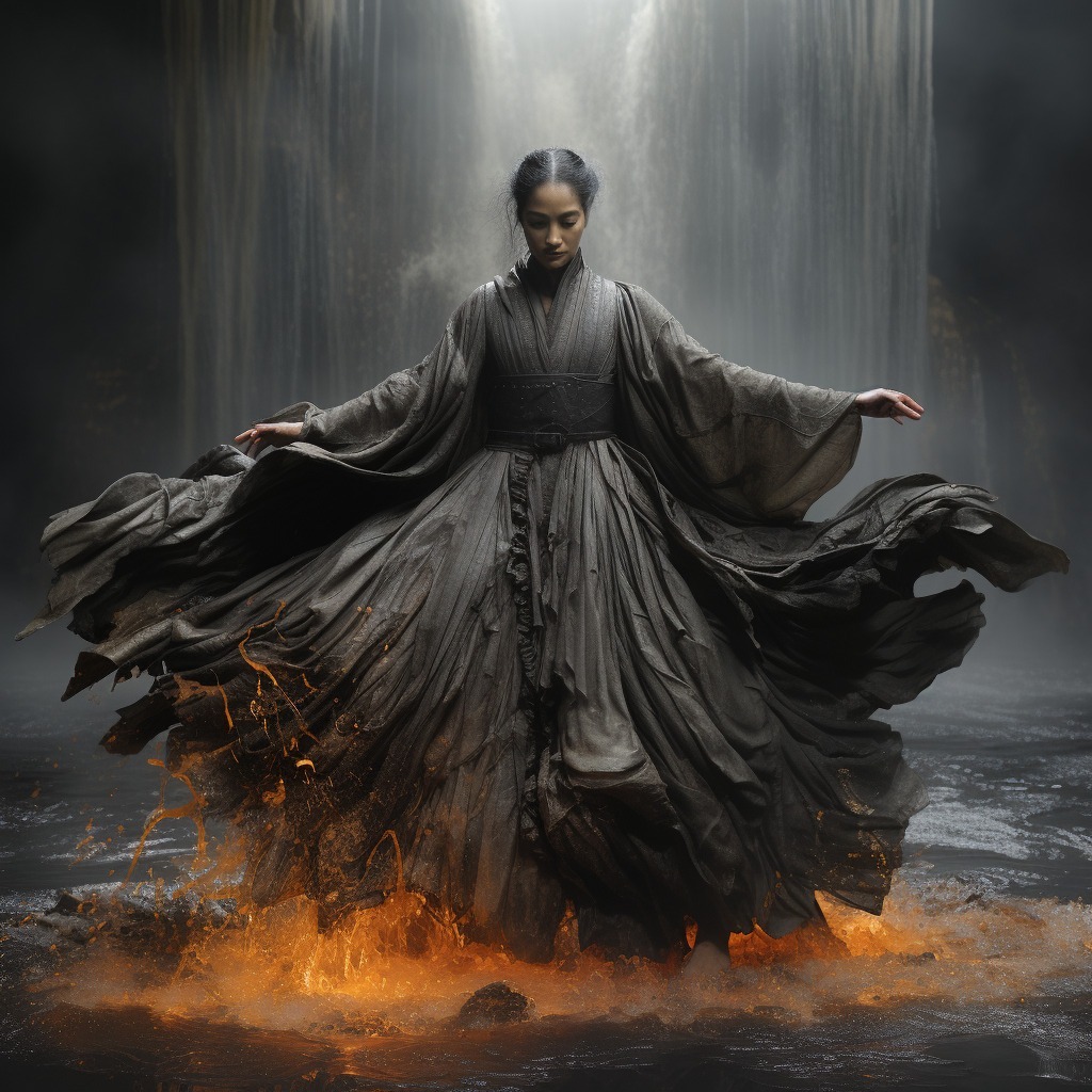 Cinematography -Slow Motion - Dancer s expressive leap 4 -Photo Generated by Midjourney for The AI Track