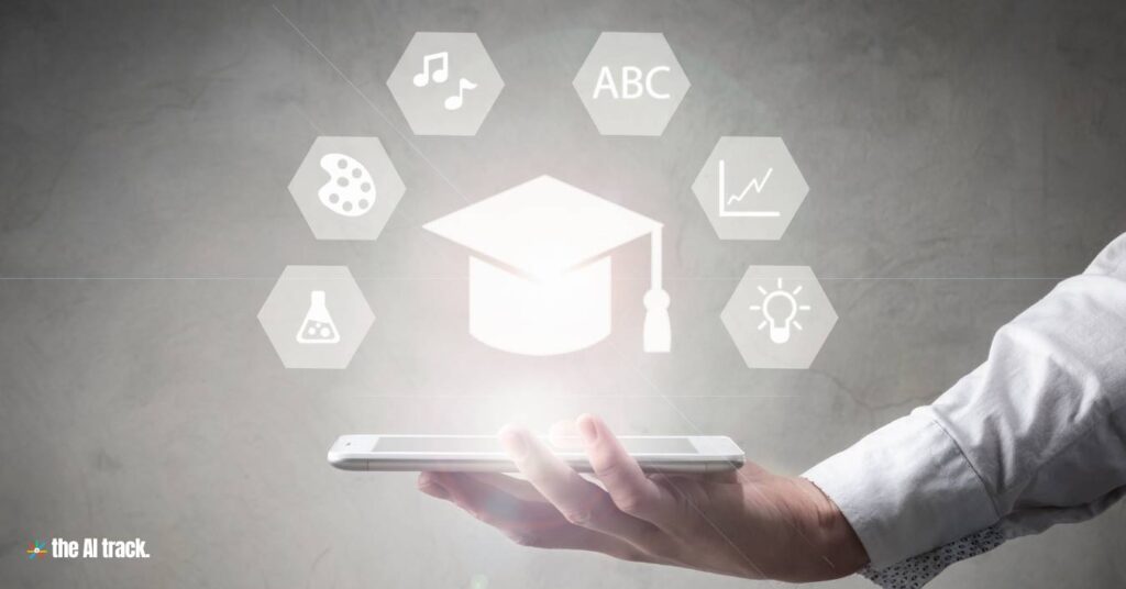 Free Online AI Courses - A person holding a tablet - Image Credit Canva