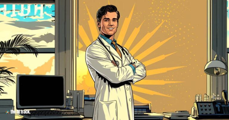 Top FREE Health AI Apps -Photo Generated by Midjourney for The AI Track