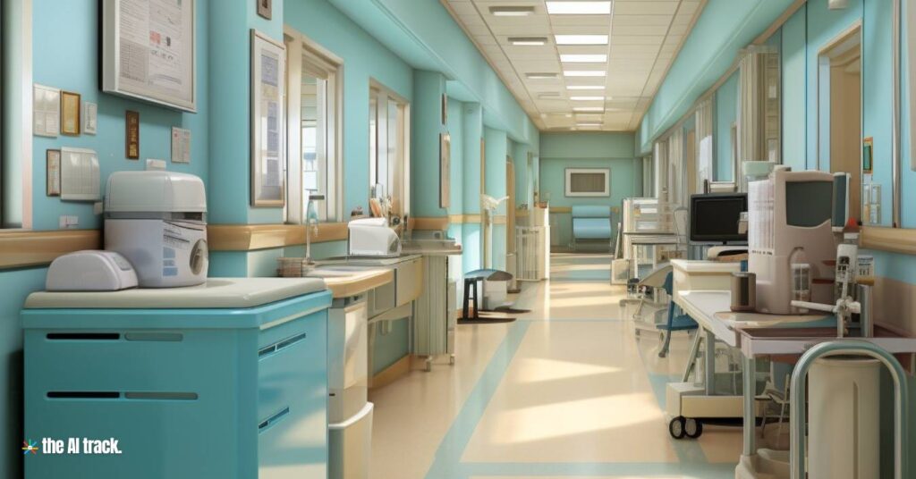 AI in Healthcare Finance and Supply Chain Optimization - Image generated by Midjourney for The AI Track