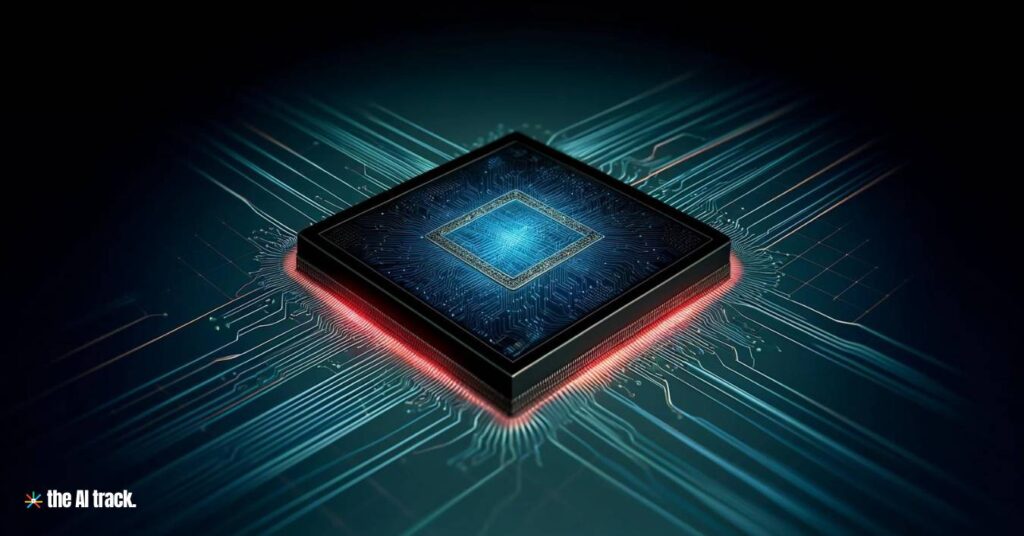 A silicon wafer - Image generated by AI for the AI Track