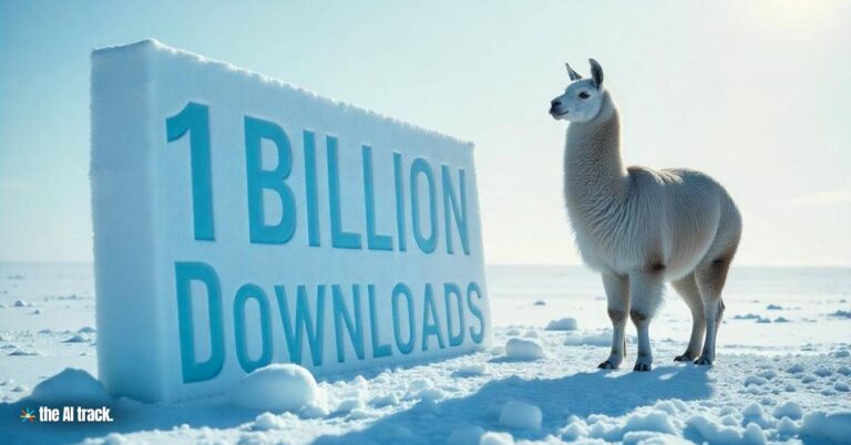 Meta Llama Models Reach 1 Billion Downloads - Credit - The AI Track, Freepik