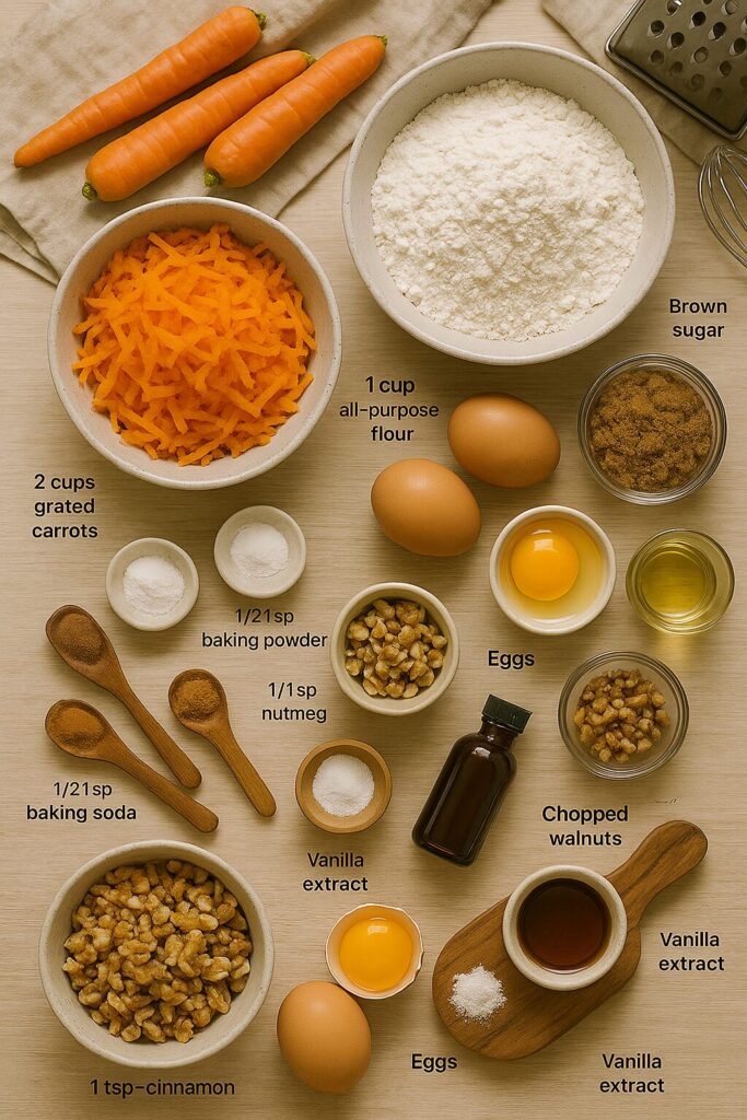 ChatGPT 4o Image Prompts - Visual Recipe Ingredient Layout Template