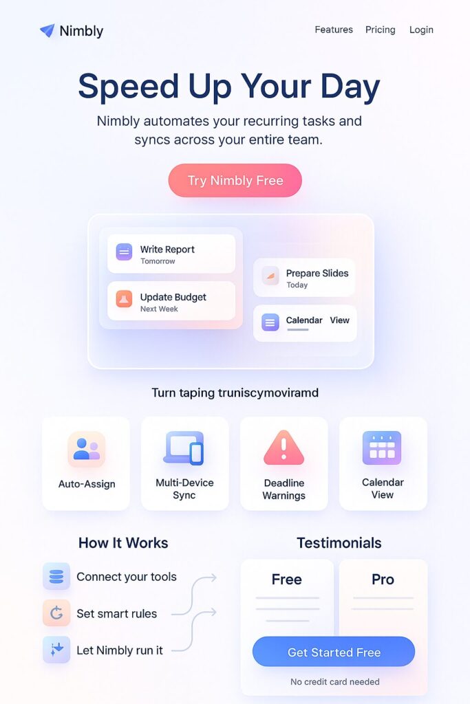Website Landing Page Design