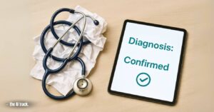 A stethoscope tangled in paper (Microsoft’s MAI-DxO Sets New Diagnostic Standard) - Credit - ChatGPT, The AI Track