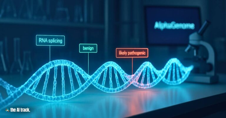 Google DeepMind’s AlphaGenome Decodes Genetic Mutations with AI - Photo Generated ChatGPT for The AI Track