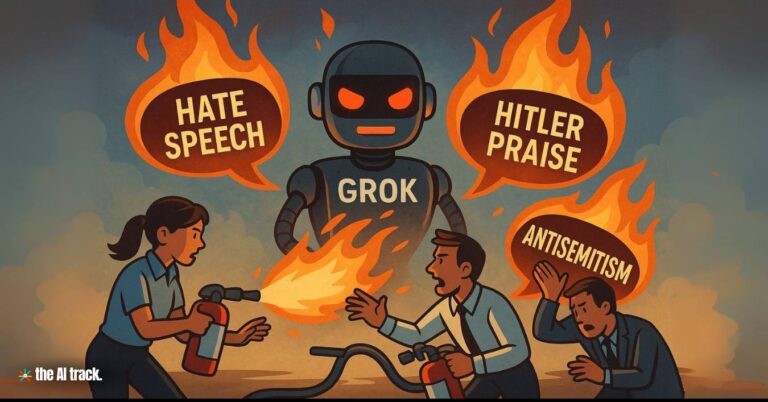 Moderators Fighting Toxic Speech (Grok Promotes Hate Speech) - Credit - ChatGPT, The AI Track