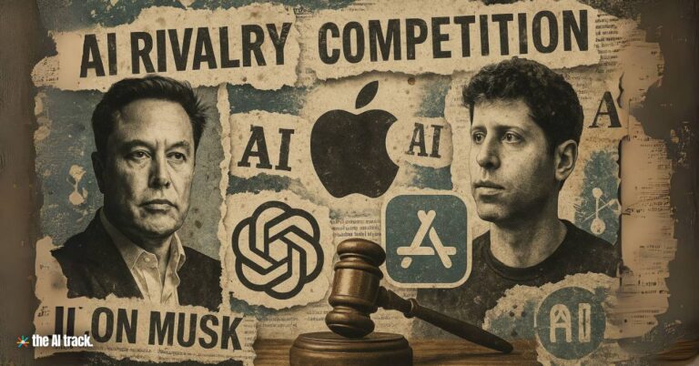 Elon Musk Accuses Apple of Unfair App Store Practices - Credit - ChatGPT, The AI Track