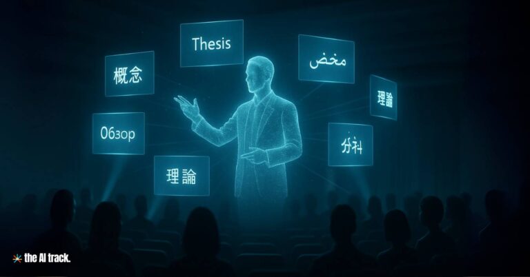 Futuristic Lecture in a Dim Auditorium - Google Expands NotebookLM Video Overviews in 80 Languages -Image Creedit - Google