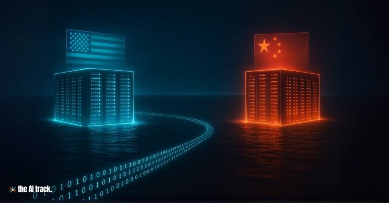Data Exchange Across a Dark Ocean (Alibaba and Nvidia Deal) - Image Credit - ChatGPT, The AI Track