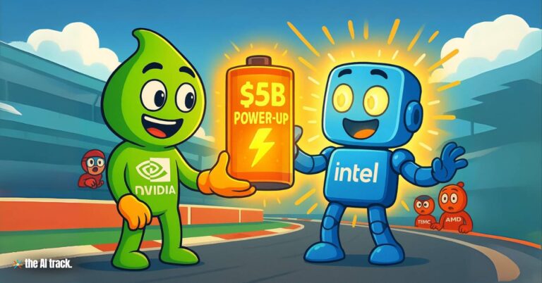 Nvidia will Invest in Intel $5 Billion - Credit - ChatGPT, The AI Track