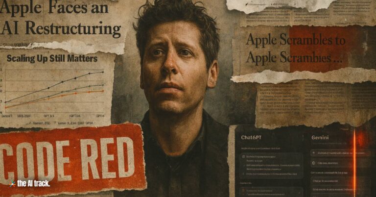 Sam Altman Declares Code Red (Image Credit - ChatGPT, The AI Track)