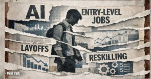 IMF Chief Warns AI Will Hit Labor Market (Credit - Midjourney, The AI Track)