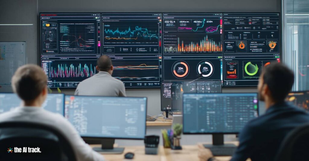 Modern enterprise operations room (Credit - Midjourney, The AI Track)