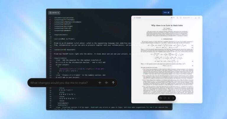 OpenAI Launches Prism a Dedicated AI Workspace for Scientific Writing (Image Credit - OpenAI)