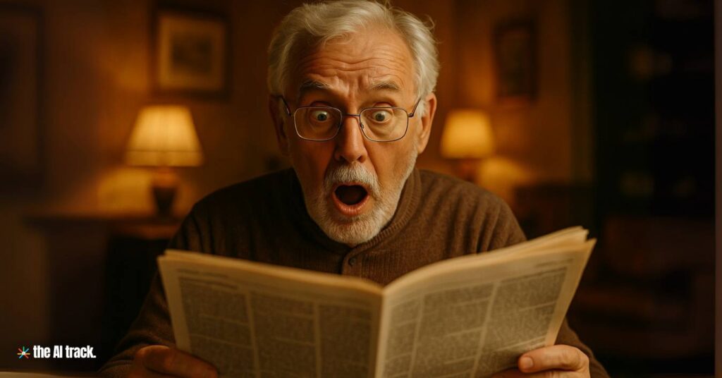 Reading AI News February 2026 - Image generated by Midjourney for The AI Track