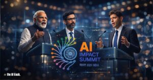 Summarizing the India AI Impact Summit 2026 (Credit - ChatGPT, The AI Track)
