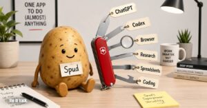 OpenAI Releases Spud GPT-5.5 Model for ChatGPT and Codex (Credit - ChatGPT, The AI Track)