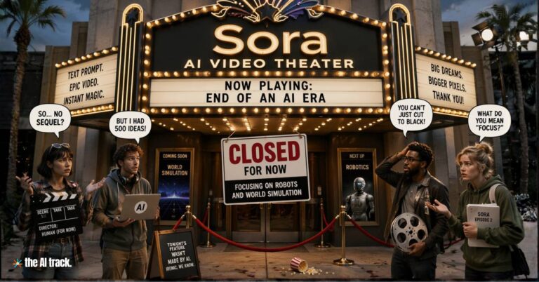 OpenAI Shuts Down Sora Video Generator as Priorities Shift (Credit - ChatGPT, The AI Track)