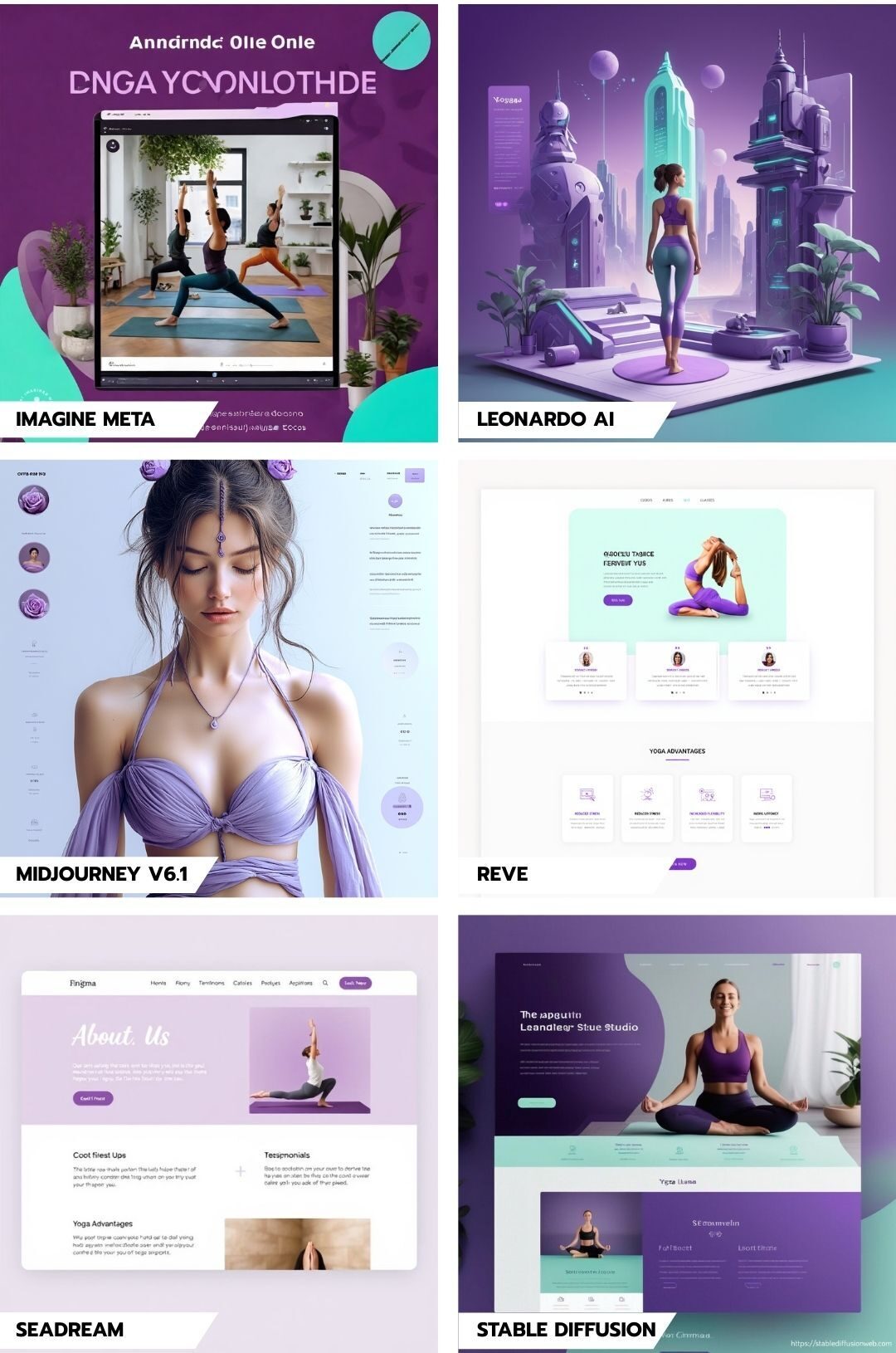 Landing page for yoga online studio - Part 2