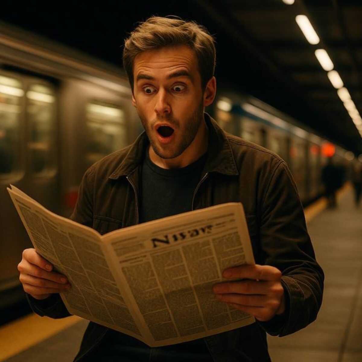 Reading AI News November 2025 - Image generated by Midjourney for The AI Track