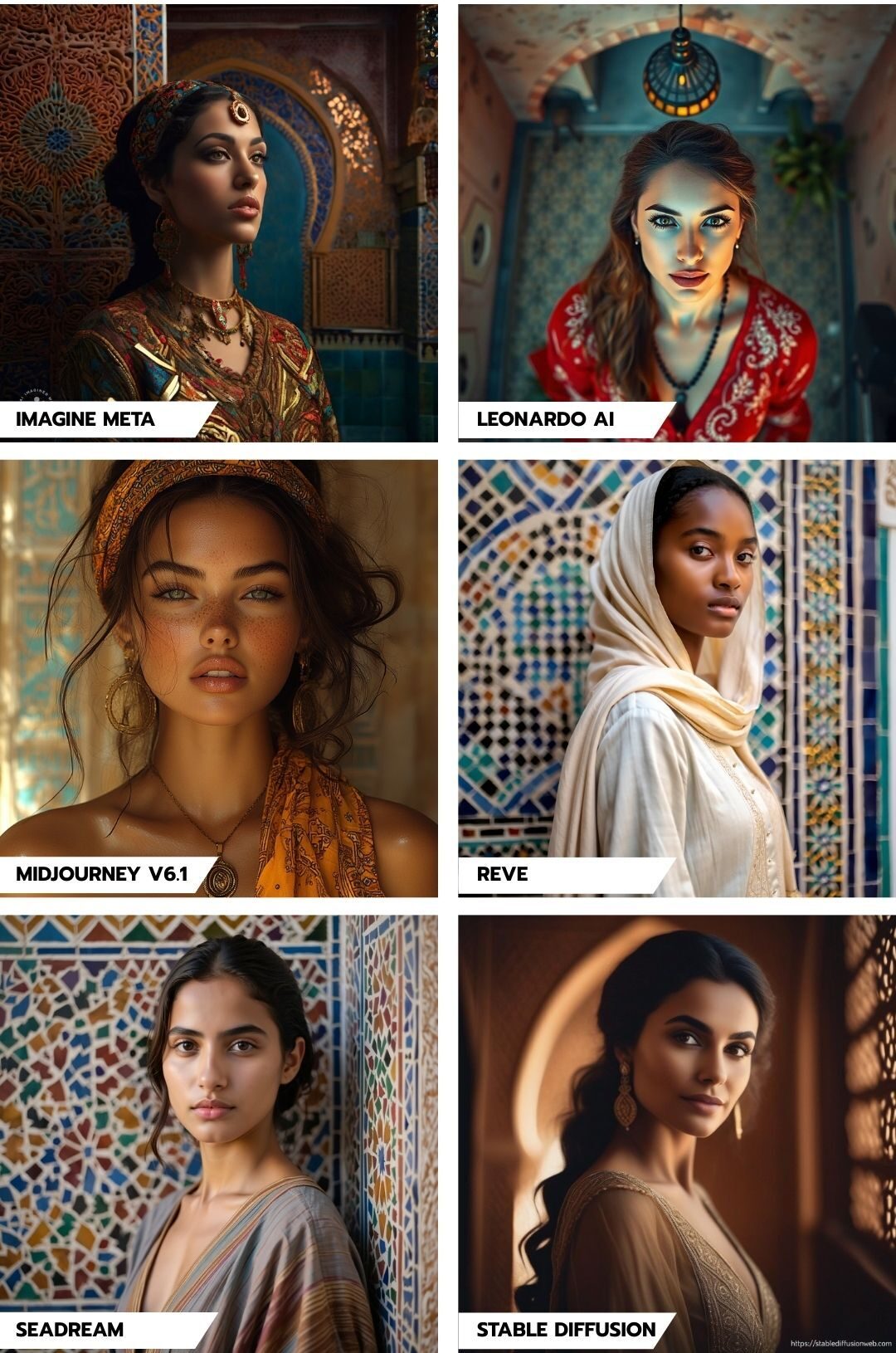 Woman with exotic beauty in a Moroccan-style backdrop - Part 2